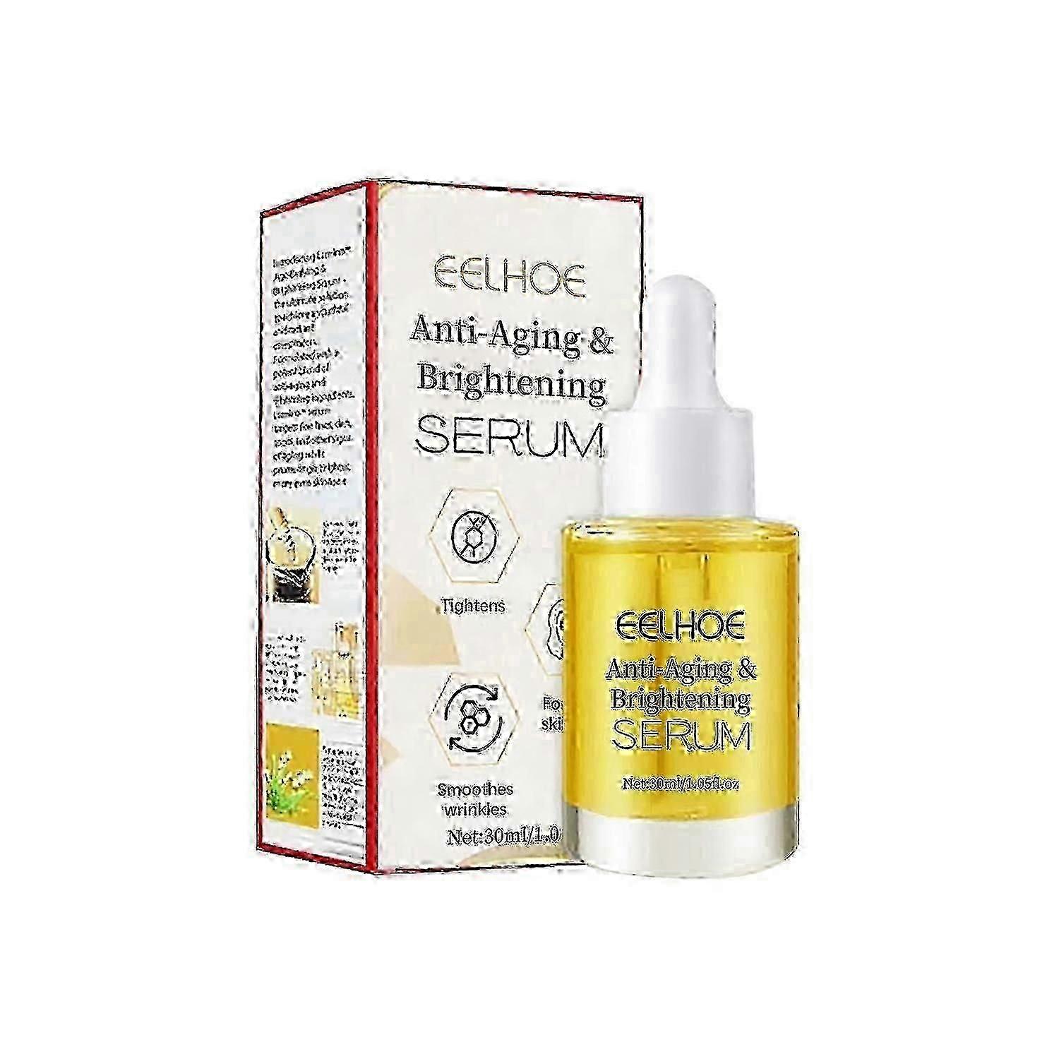 EELHOE Anti-Wrinkle Brightening Serum, Reduce Fine Lines And Wrinkles By Line Brightening And Anti-A