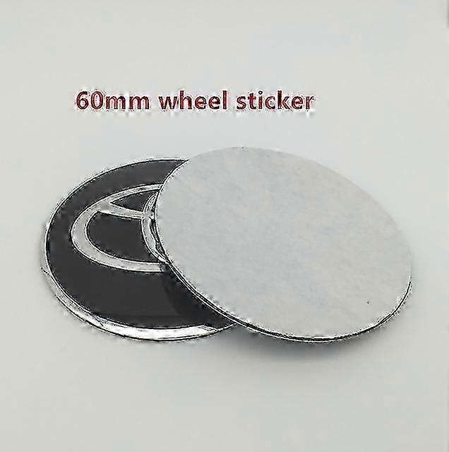 Νέο 4pcs 56mm 60mm 65mm για το κεντρικό σήμα πλήμνης ροδών της Toyota που καλύπτει τα εξαρτήματα styling αυτοκόλλητων εμβλημάτων εμβλημάτων