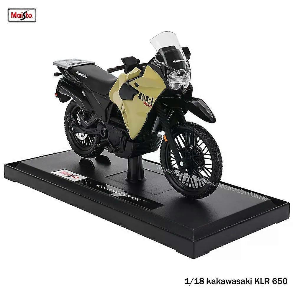 kakawasaki KLR 650 Genuine Alloy Motorcycle Model Static Die Casting Toy Collection Model Gift