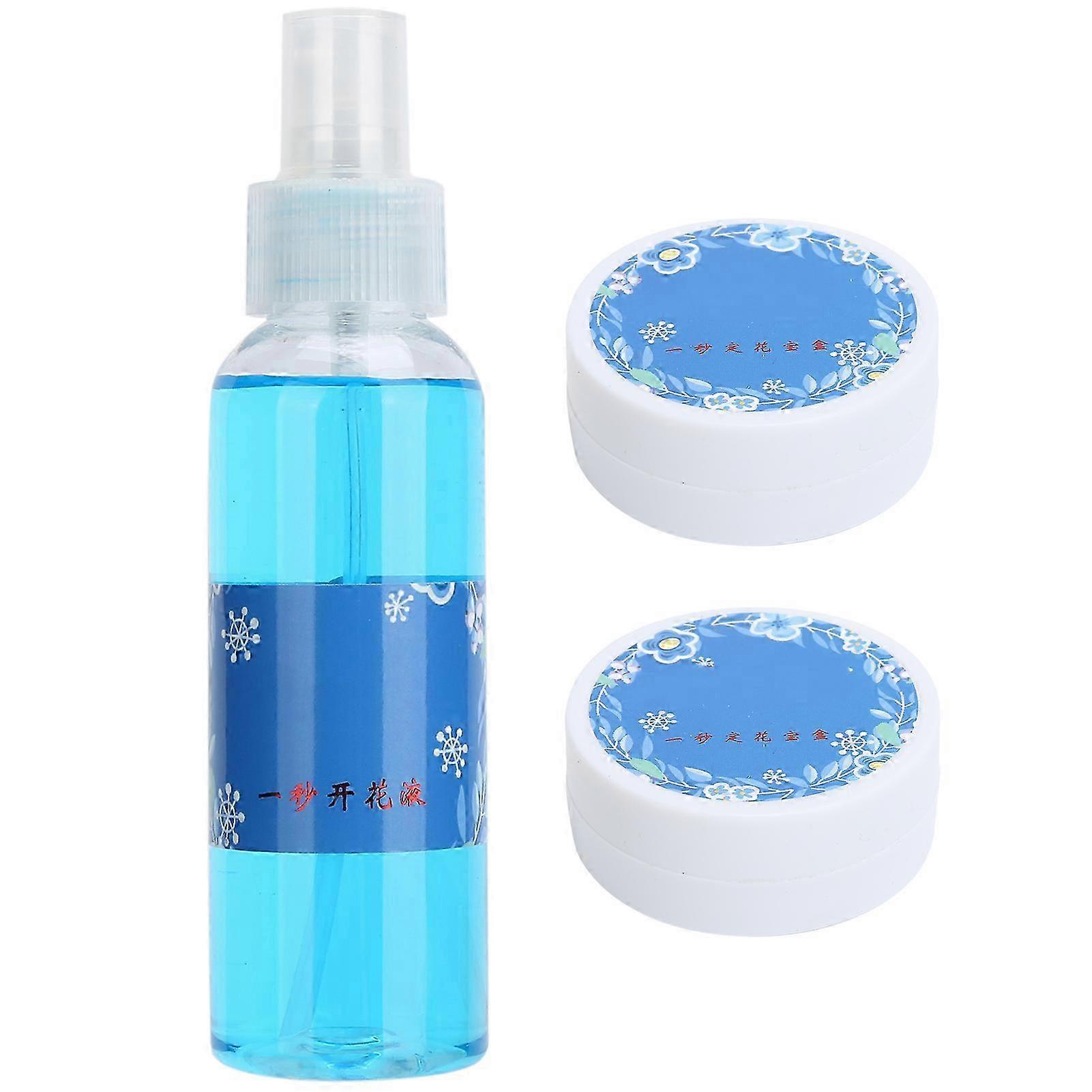 Blossom Setting Liquid for False Eyelashes - 100ml Eyelash Extension Tool with Sponge Sheet for Precision Application