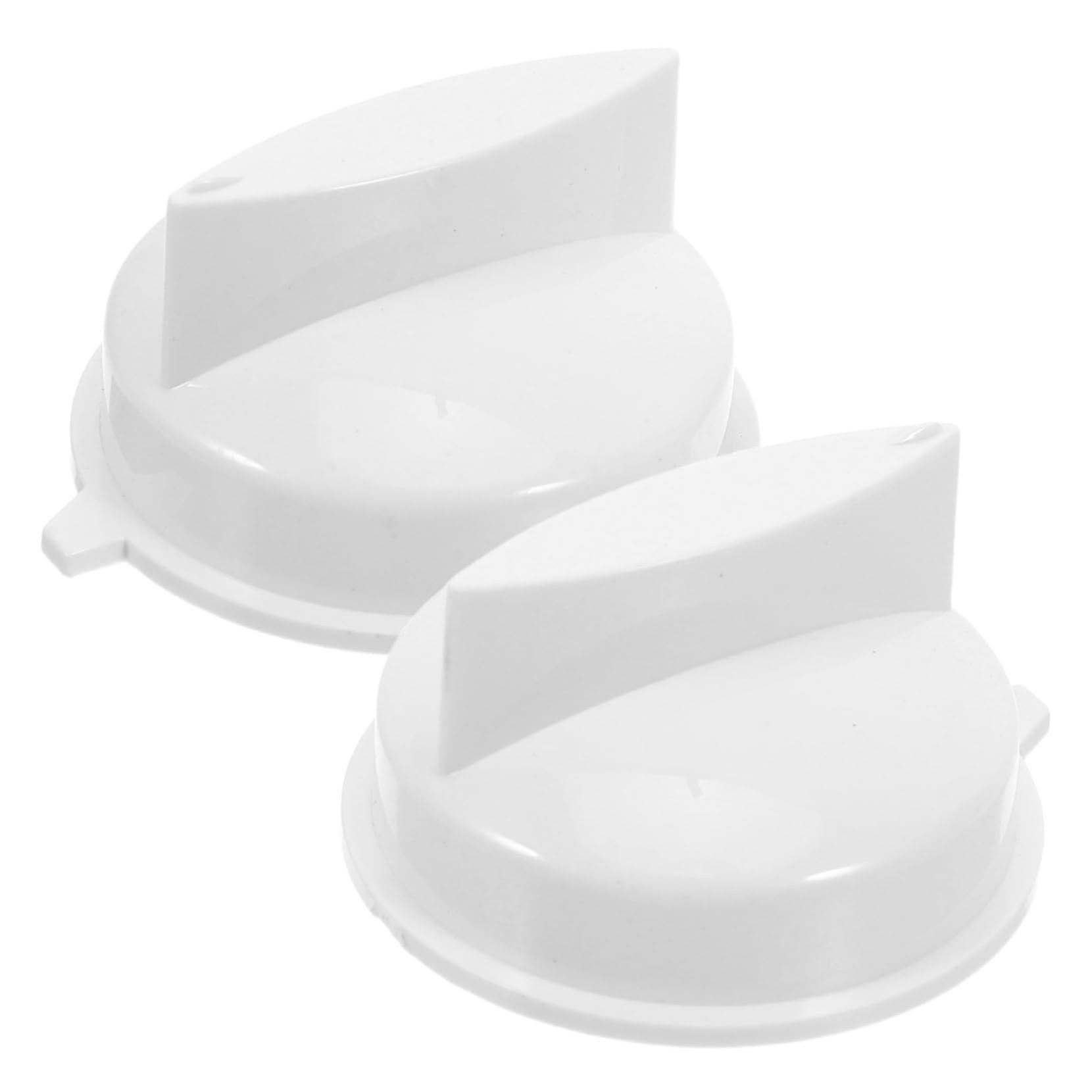2 Pack D Shaped Timer Knobs Plastic Replacement For Microwave And Oven Controls Universal Fit Easy Install