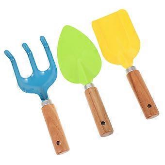 Wooden Sand Toy Rake Set for Children - Beach & Garden Tools