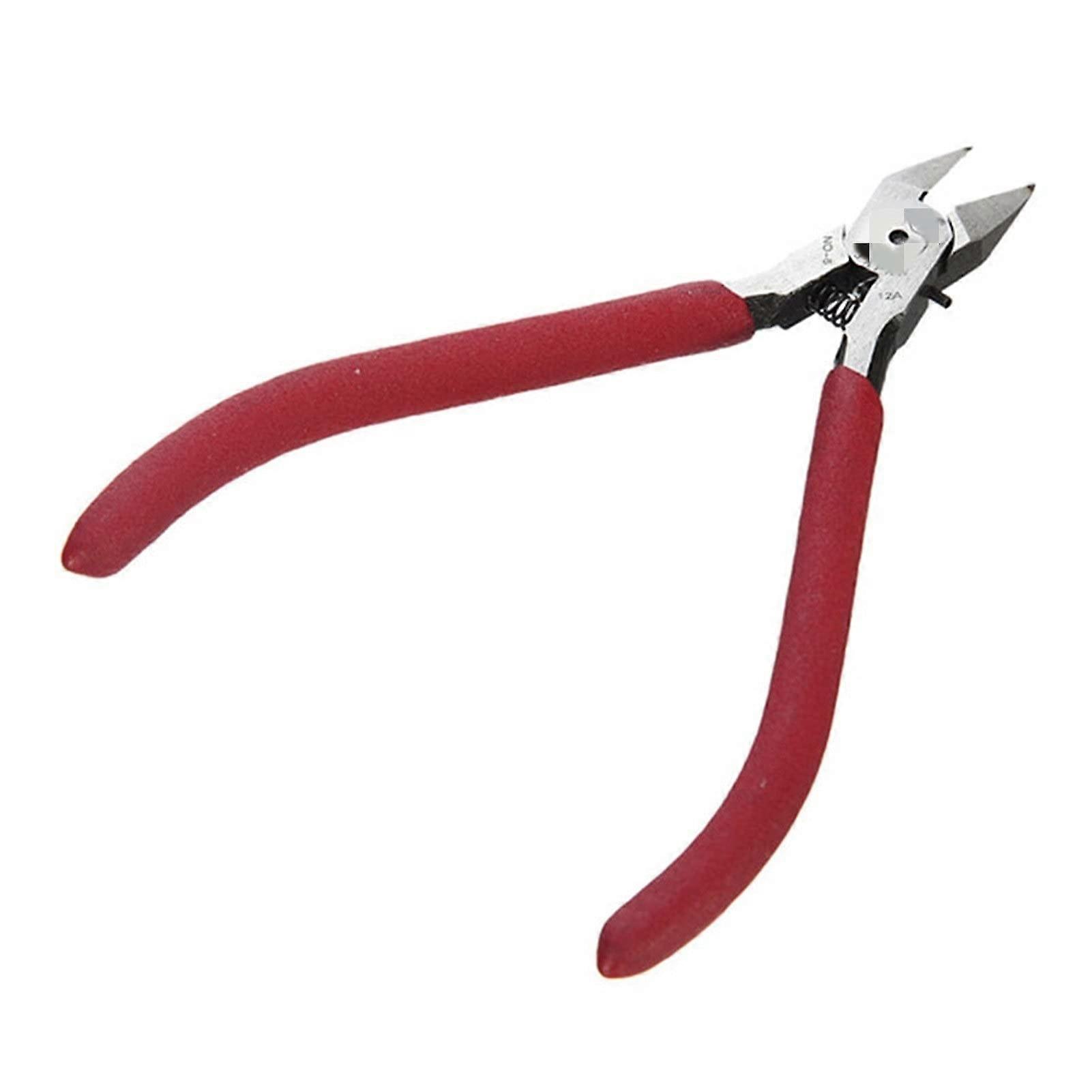 Wire cutters, diagonal pliers, small soft cutting electronic pliers, insulated rubber grip