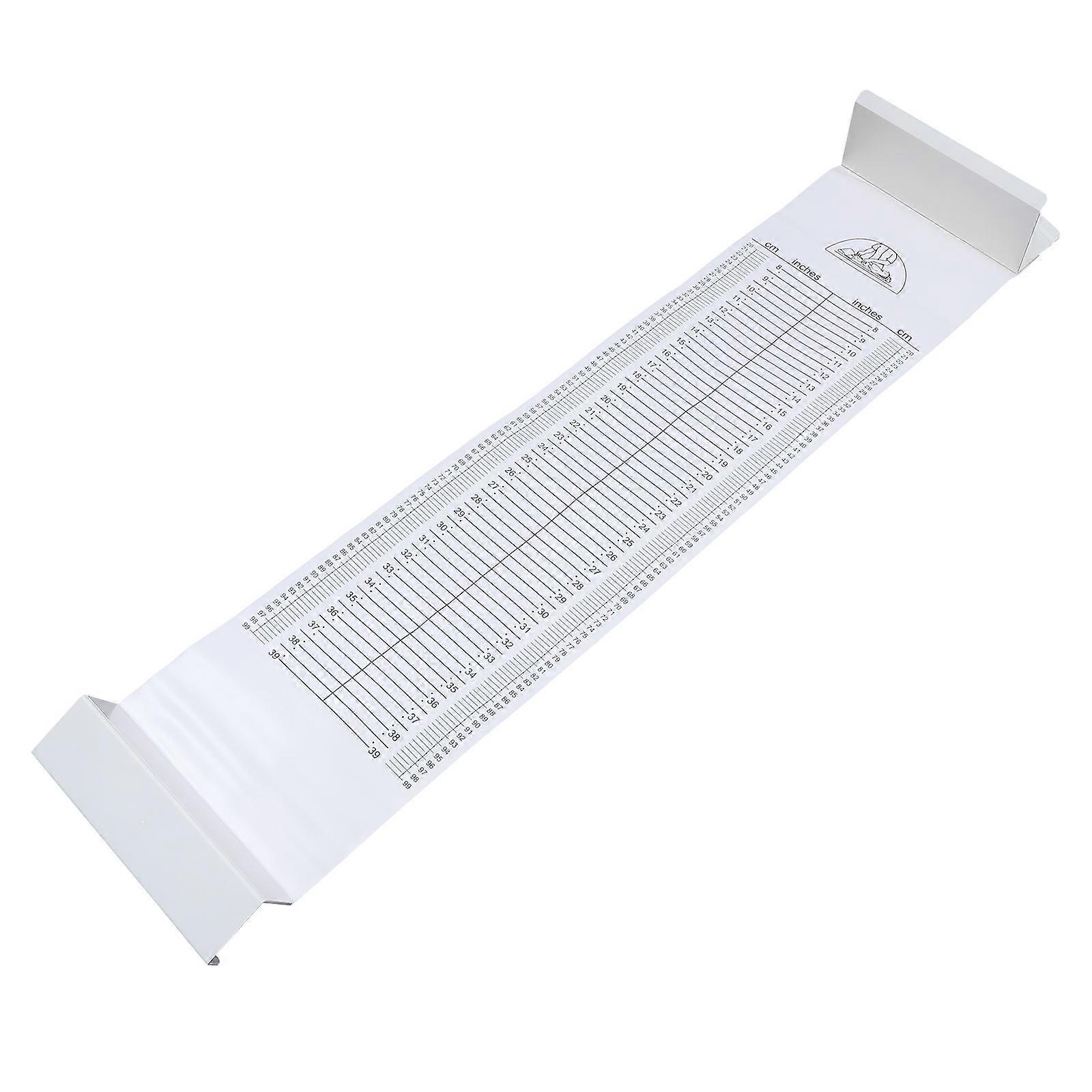 Practical Baby Height Measure Mat Safe ABS PVC Measuring Tool for Babies White
