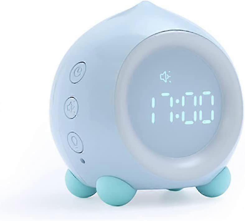 Kids Alarm Clock, Wake Up Light, Digital Clock, Nap Timer, Snooze Function