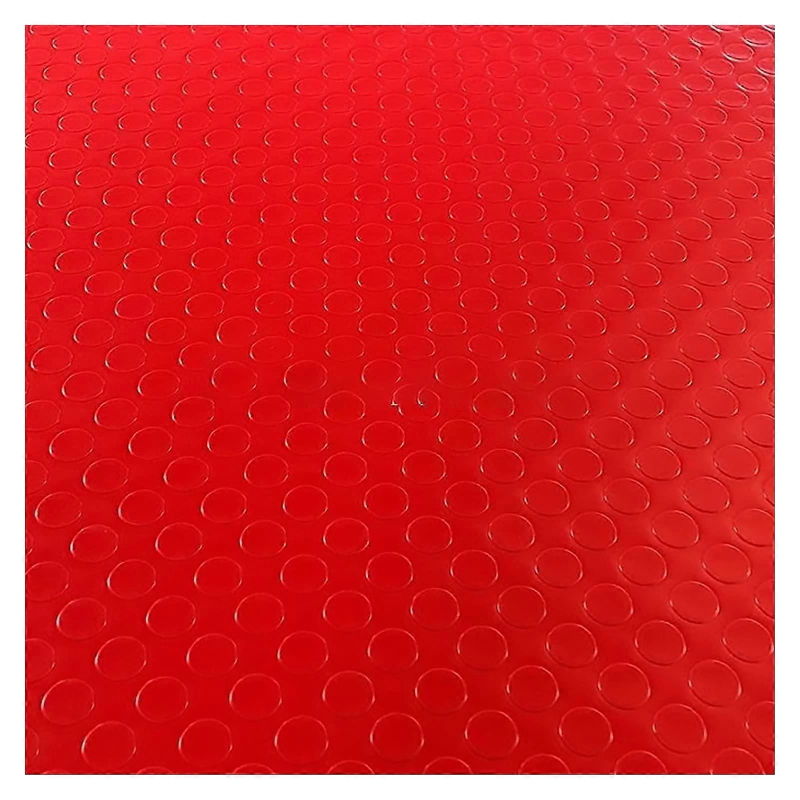 Thick multicolored Oxford floor mat, can cut texture patterns, moistureresistant (Red, 1.0x1.0m)