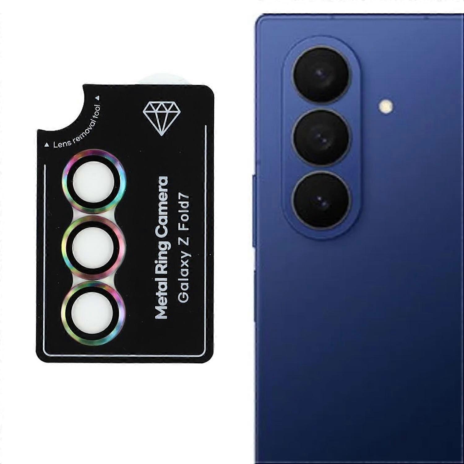 For Samsung Galaxy Z Fold7 5G Camera Lens Protector Precise Positioning Individual Lens Film Set