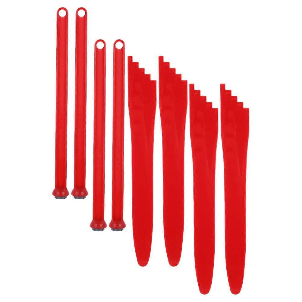 Canning Lid Lifter Magnetic Tool Reusable Kitchen Canning Measuring Tools Red 8Pcs