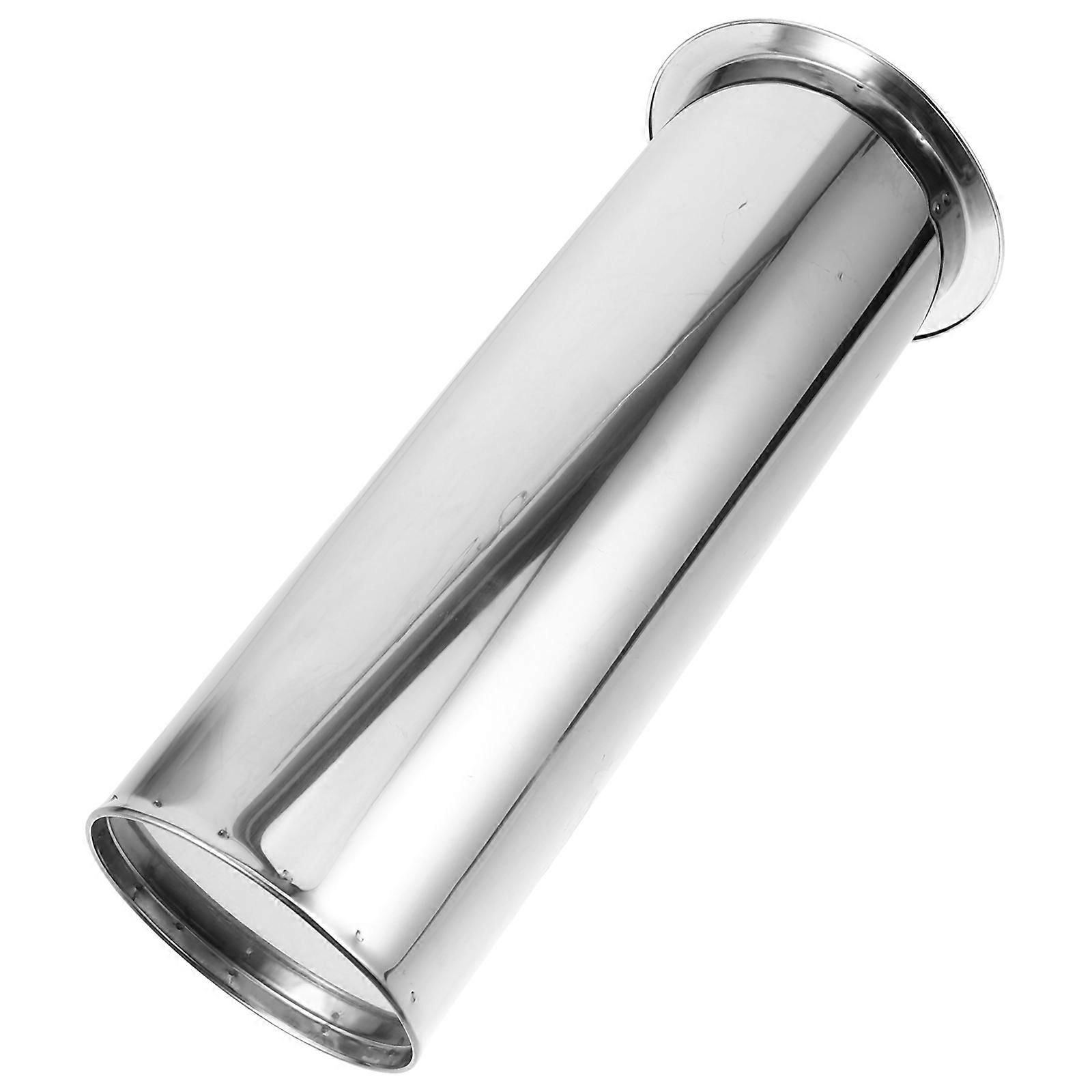Stainless Steel Skewer Holder for Grilling and Party Use Silver barbecue stick bucket with handle