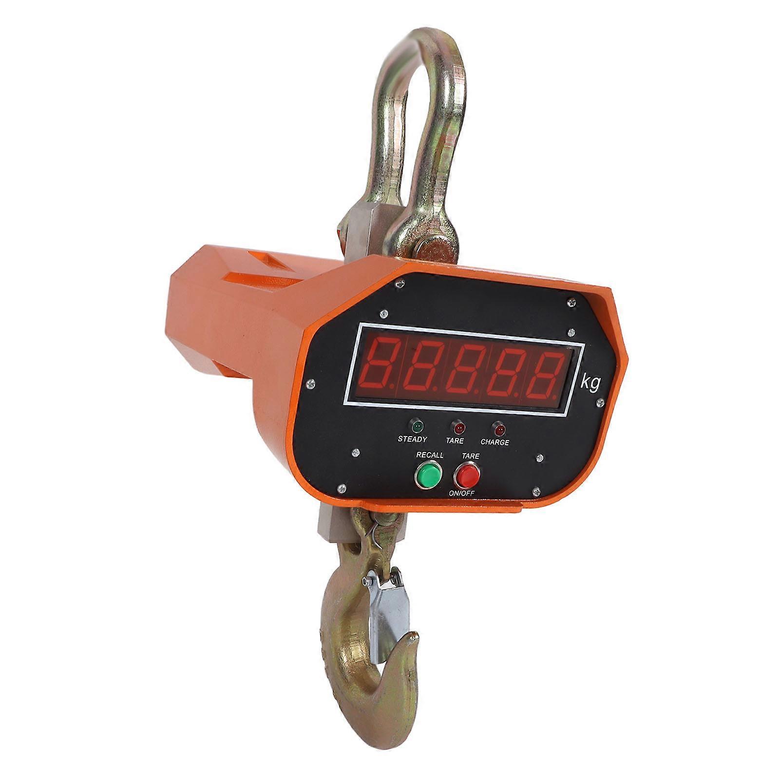 Industrial Crane Scale 3000KG 6600LB High Accuracy Digital Display Industrial Scale with Remote Control 110‑240V UK Plug 