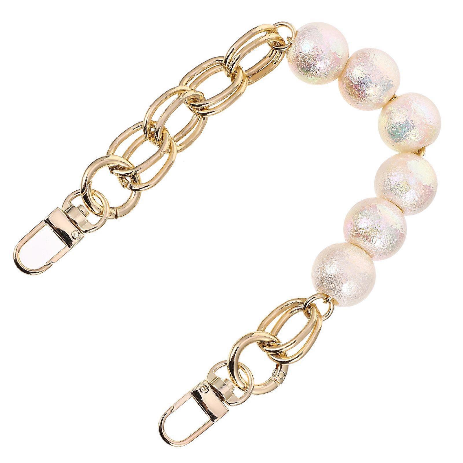 1Pc Pearl Bag Chain Bag Strap Extender Artificial Pearl Replacement Bag Chain