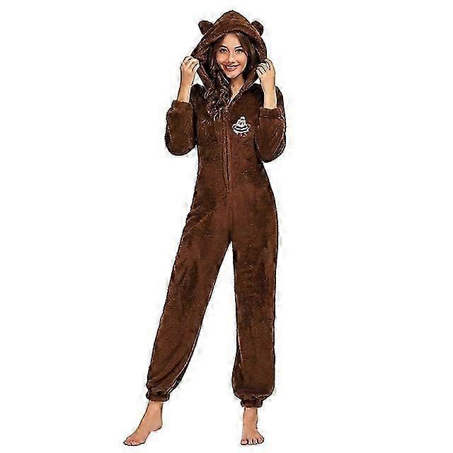Plush Romper Autumn Winter Flannel Pajamas