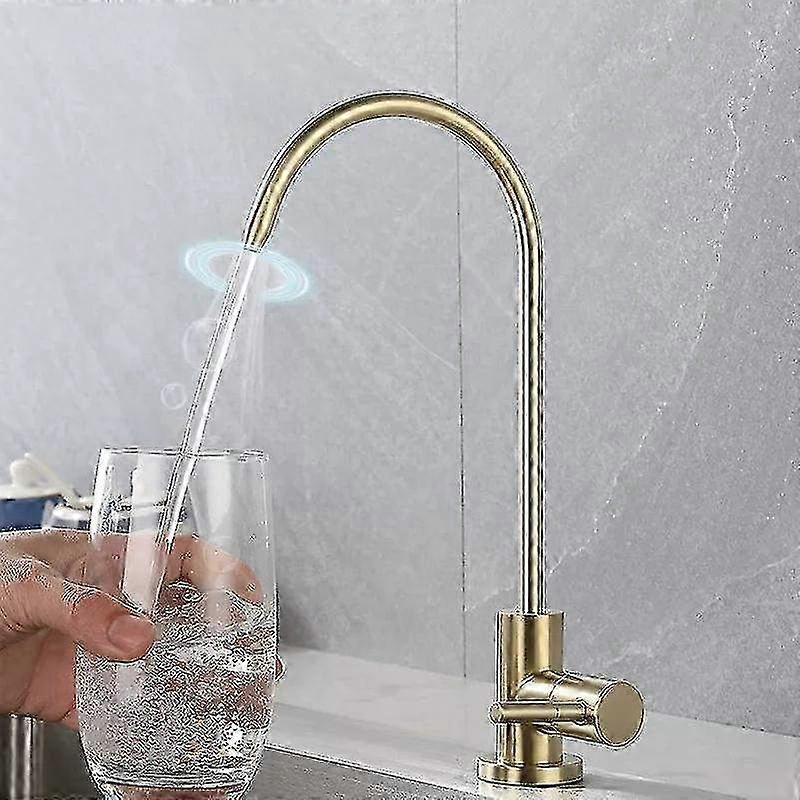 Robinet de filtre à eau par osmose inverse en acier inoxydable pour évier de cuisine, robinet d’eau potable avec système de filtration, accessoire d’évier durable