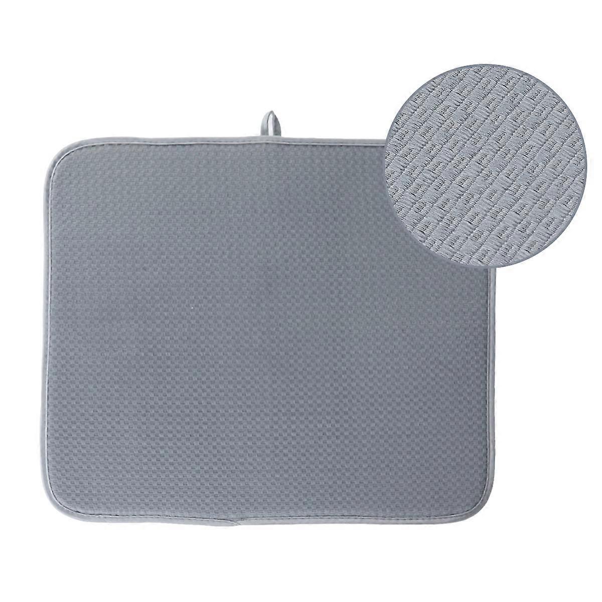 Dishwasher Compatible Rectangular Cup Coaster Drying Mat Absorbent 1Pack