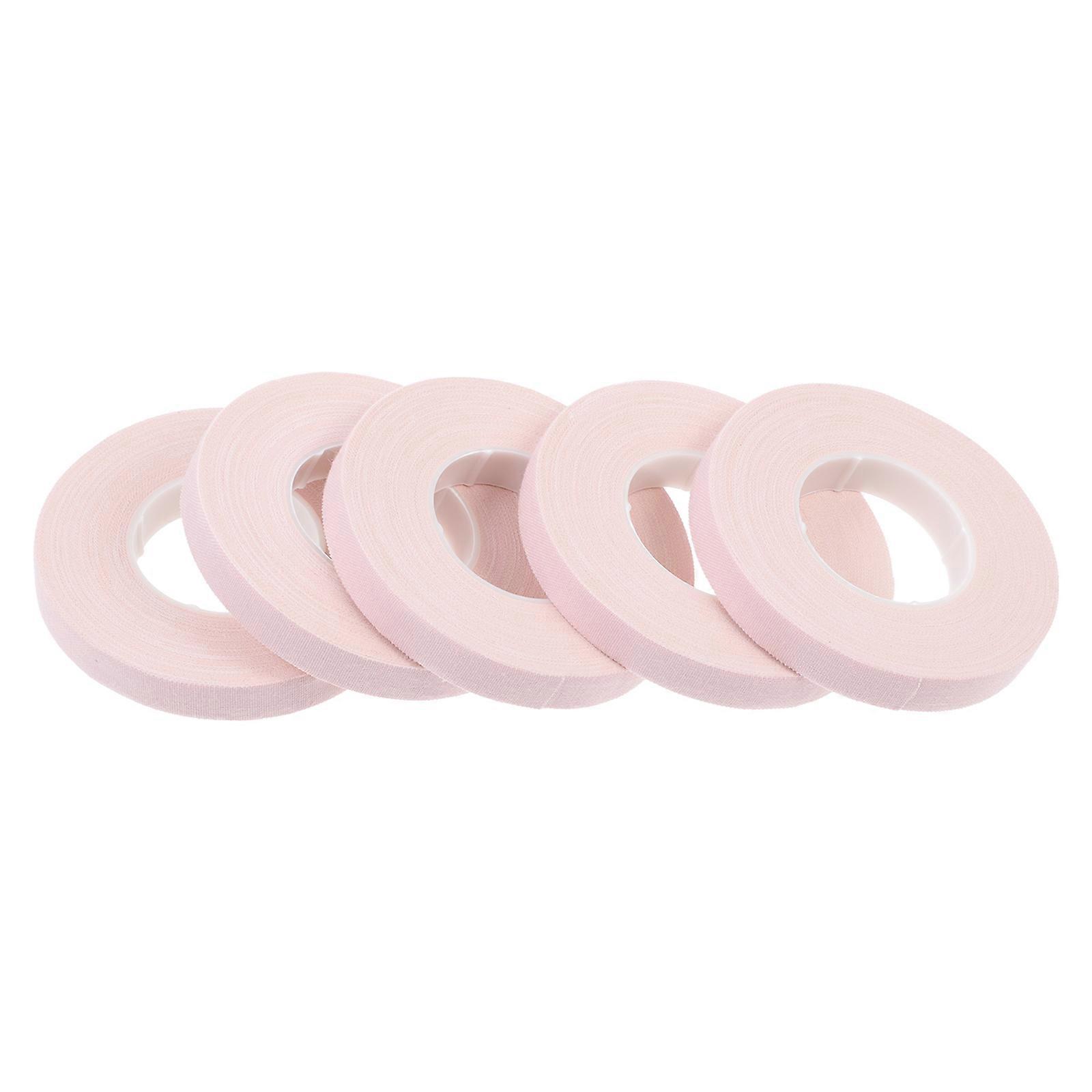 5pcs Soft Breathable Finger Protective Tapes for Guzheng & Pipa, Comfortable Adhesive Tapes for Musicians, Professional Instrument Performance, Pink