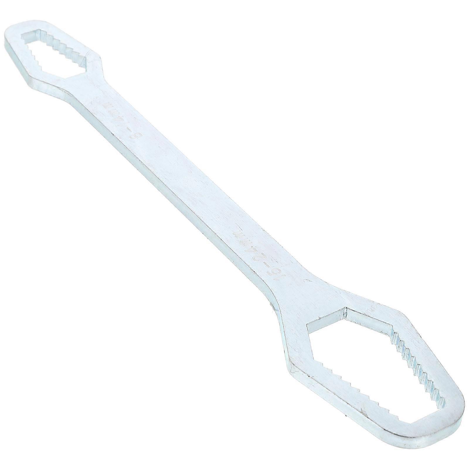 Multi-Function Adjustable Wrench 8-24mm Tool Designed for Woodworking and Construction Crafted from Steel 1Set