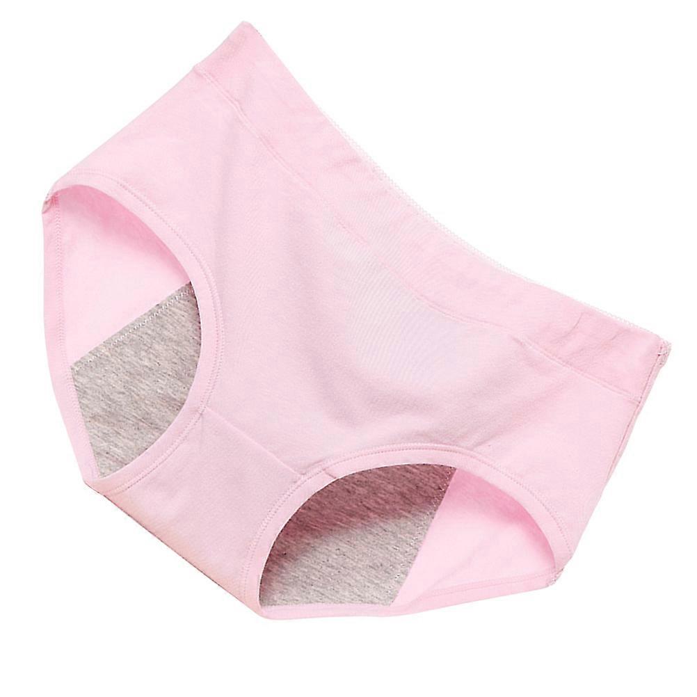 Cotton Seamless Leak Proof Menstrual Underwear for Women – Comfortable Period Panties in Pink for Light Incontinence and Menstrual Cycle Protection