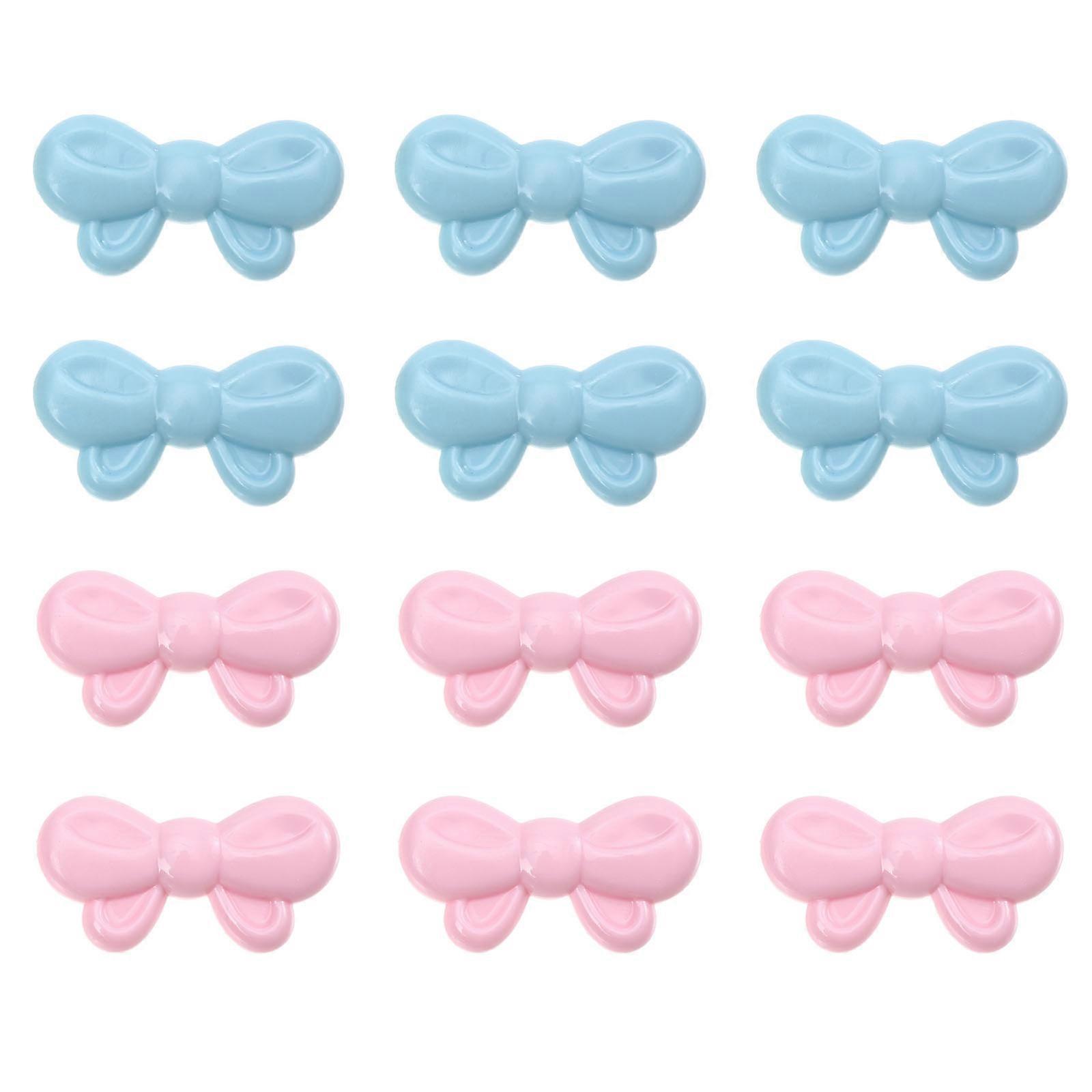 Blue Resin Safety Pins for Home Use with Cartoon Design 12pcs Small Size