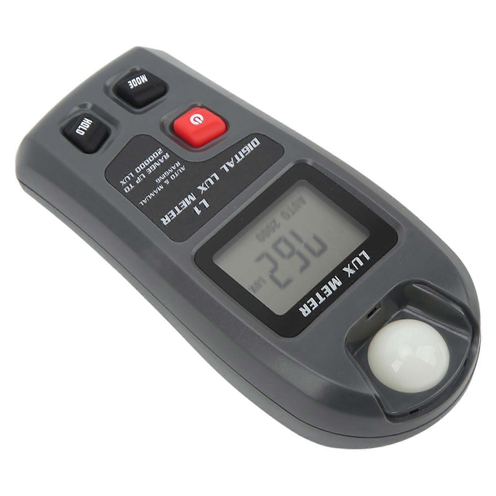 Digital Light Meter Illuminance Tester Luxmeter Illuminometer Auto Shutdown LCD Display 