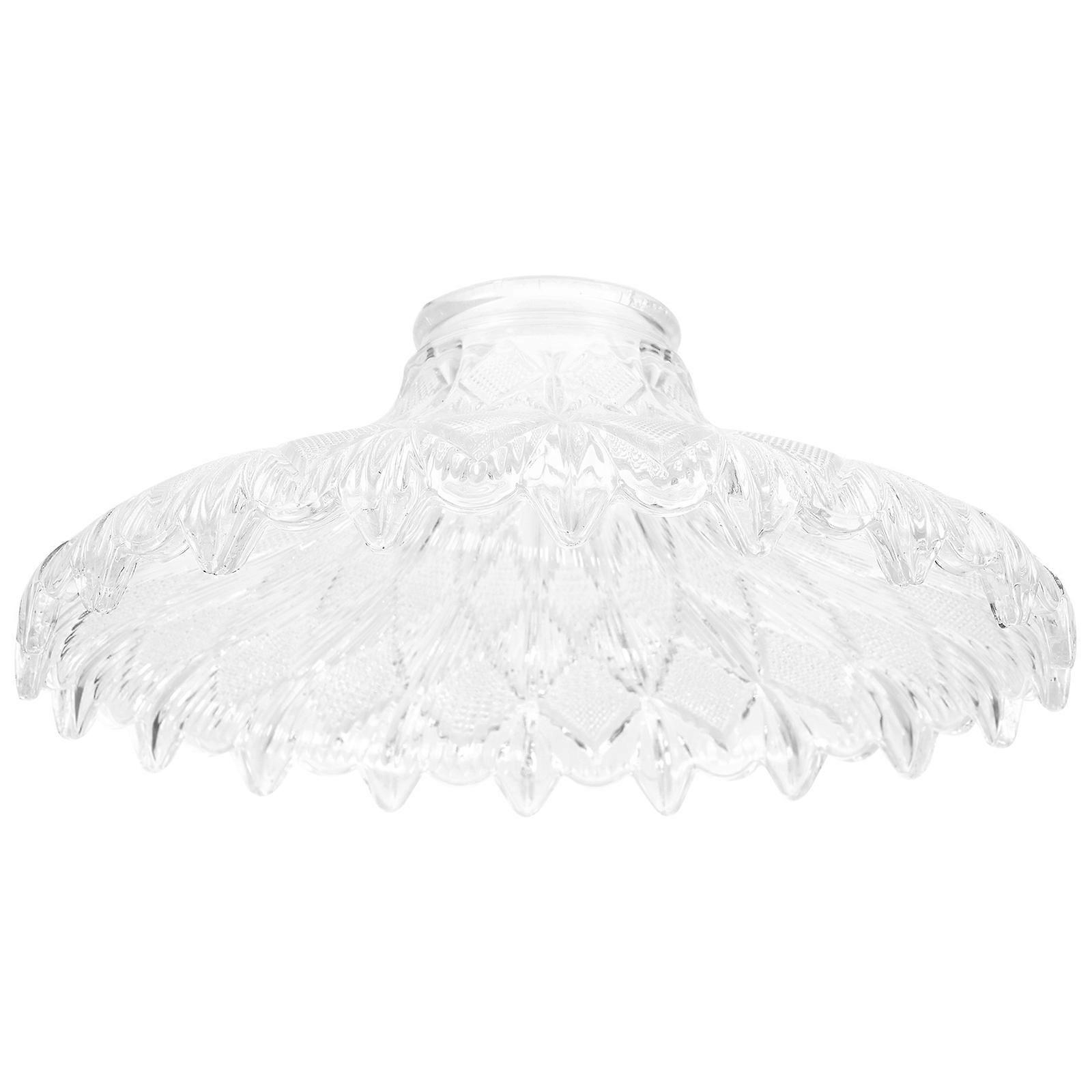 Shades For Lamps Transparent Round Bathroom 8.2×8.2×3.2In 1Pack