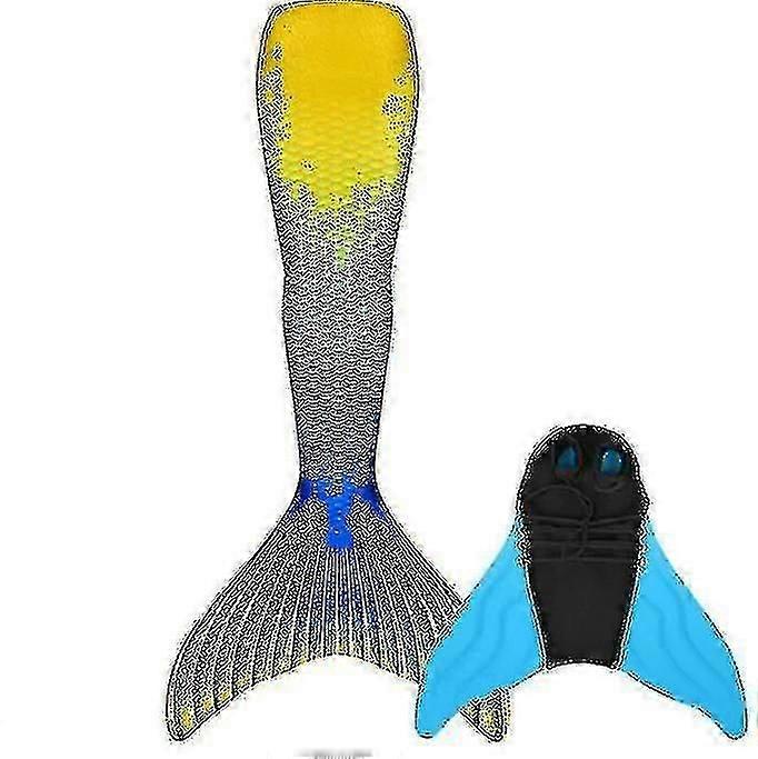 New Mermaid Tail For Girls And Boys, Monofin For Swimming Included