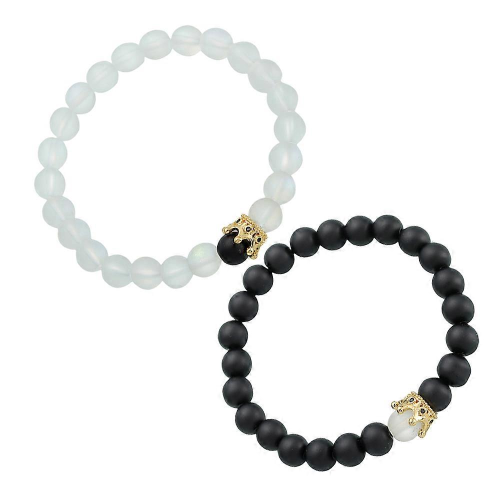 צמיד מתכוונן, סגסוגת אבץ עמידה וחרוזי זכוכית, תכשיטי נשים אופנתיים