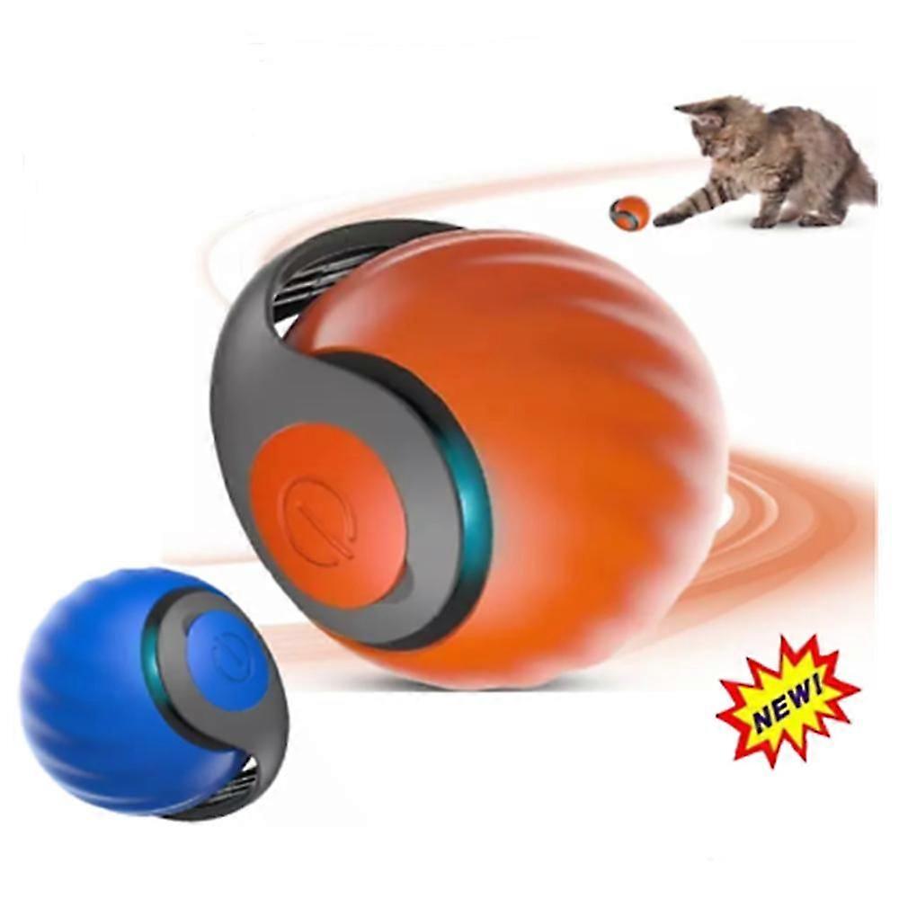 Interactive Cat Toys Ball,Smart Interactive Ball Toy Self Rolling Ball Cat Toy