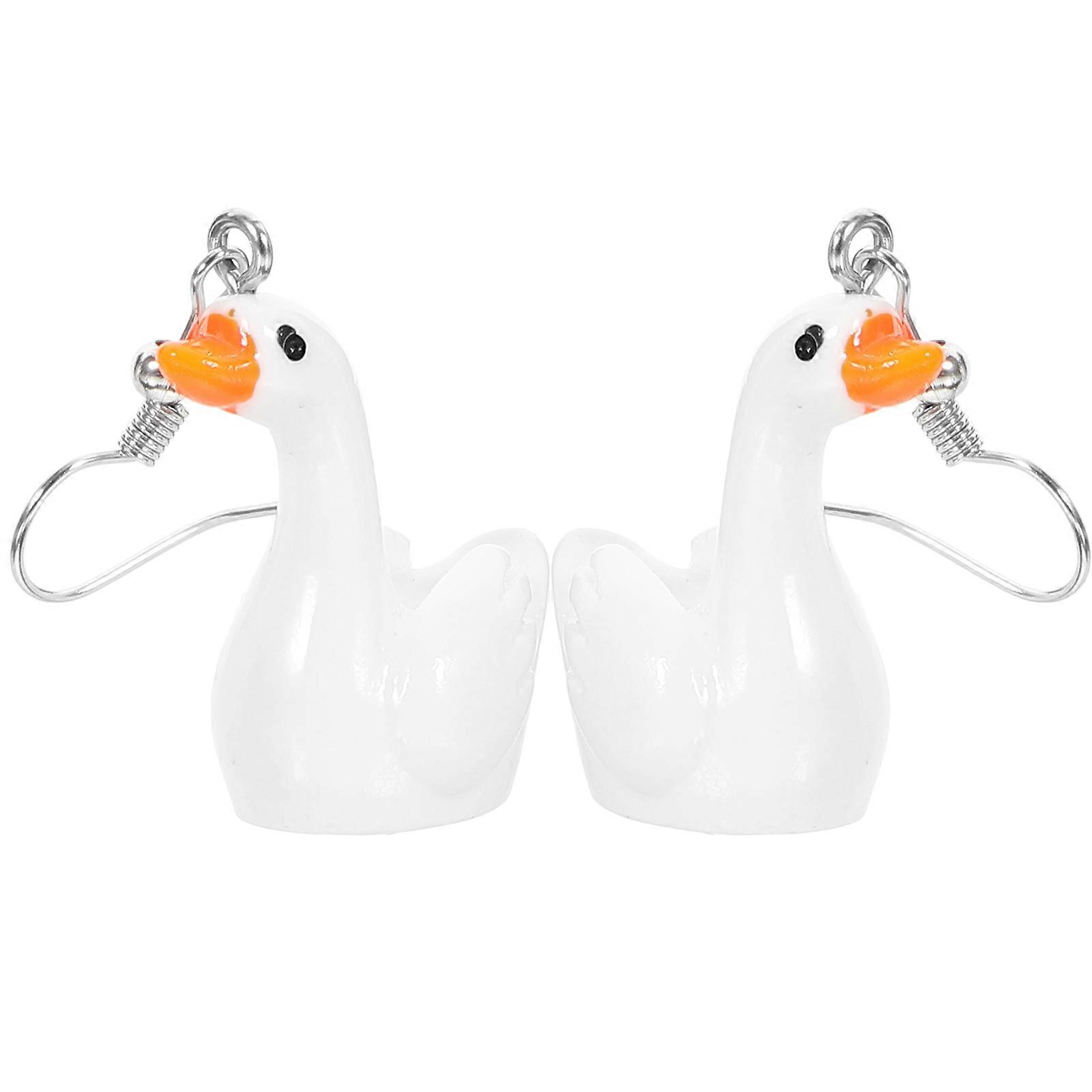 These **Cute Goose Animal Dangle Earrings** sound like a charming and versatile accessory! Here's a polished product description you could use for