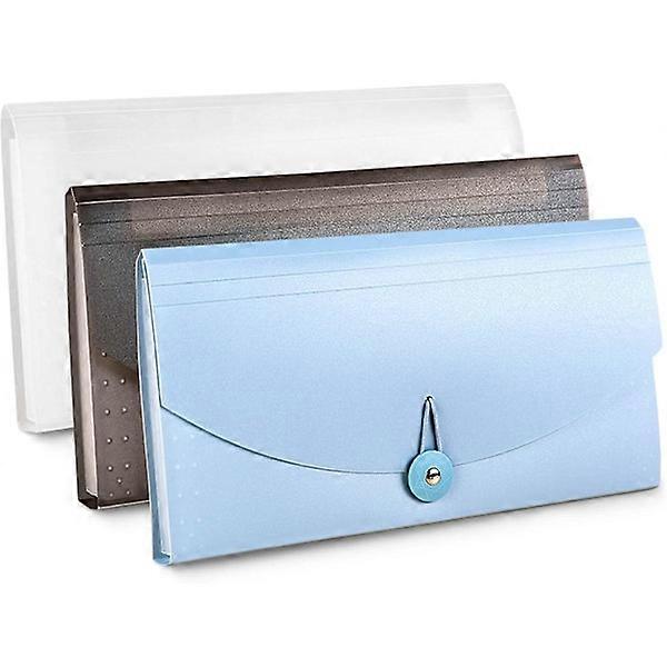 3PCS (26.3*14cm) Mini document file, 13 pockets Small accordion F