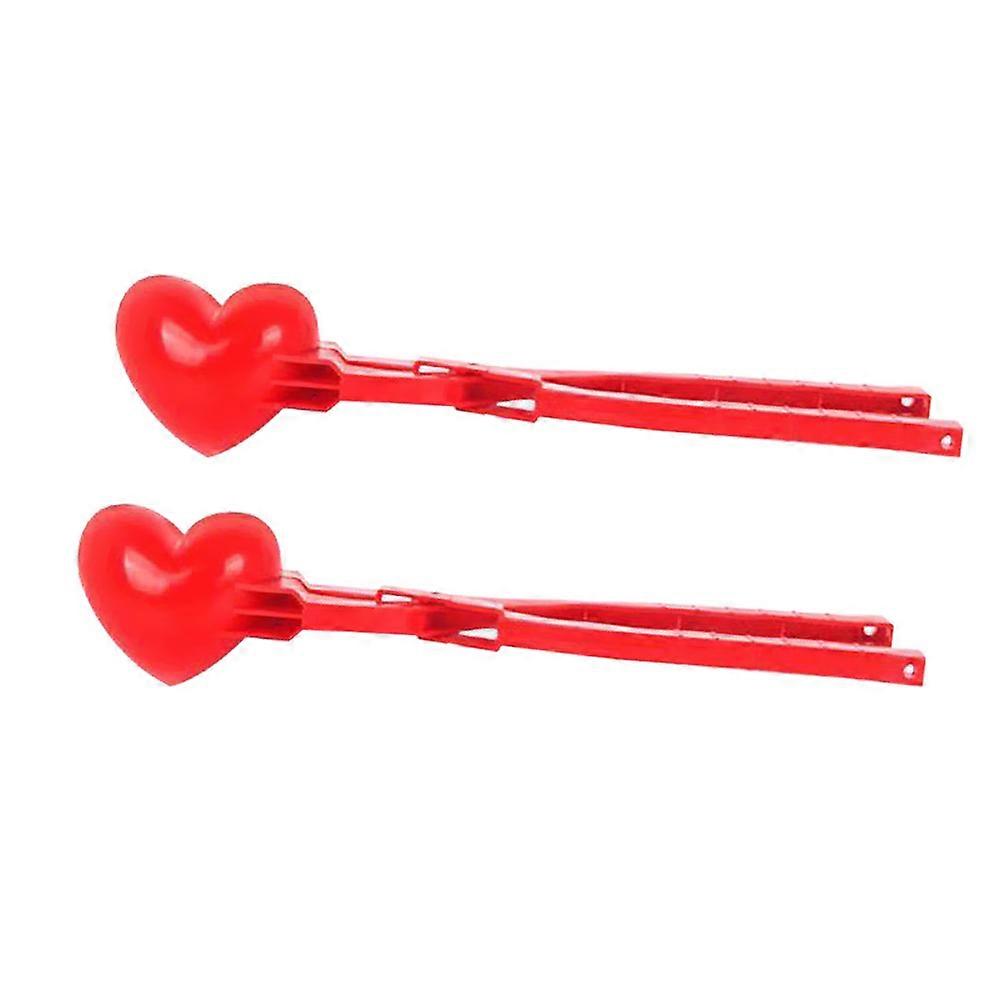 Heart-Shaped Soccer Snowball Clip Maker Clip Kids Outdoor Winter Snow Sand Molding Tool Creative Outdoor Fun and Sports Toys