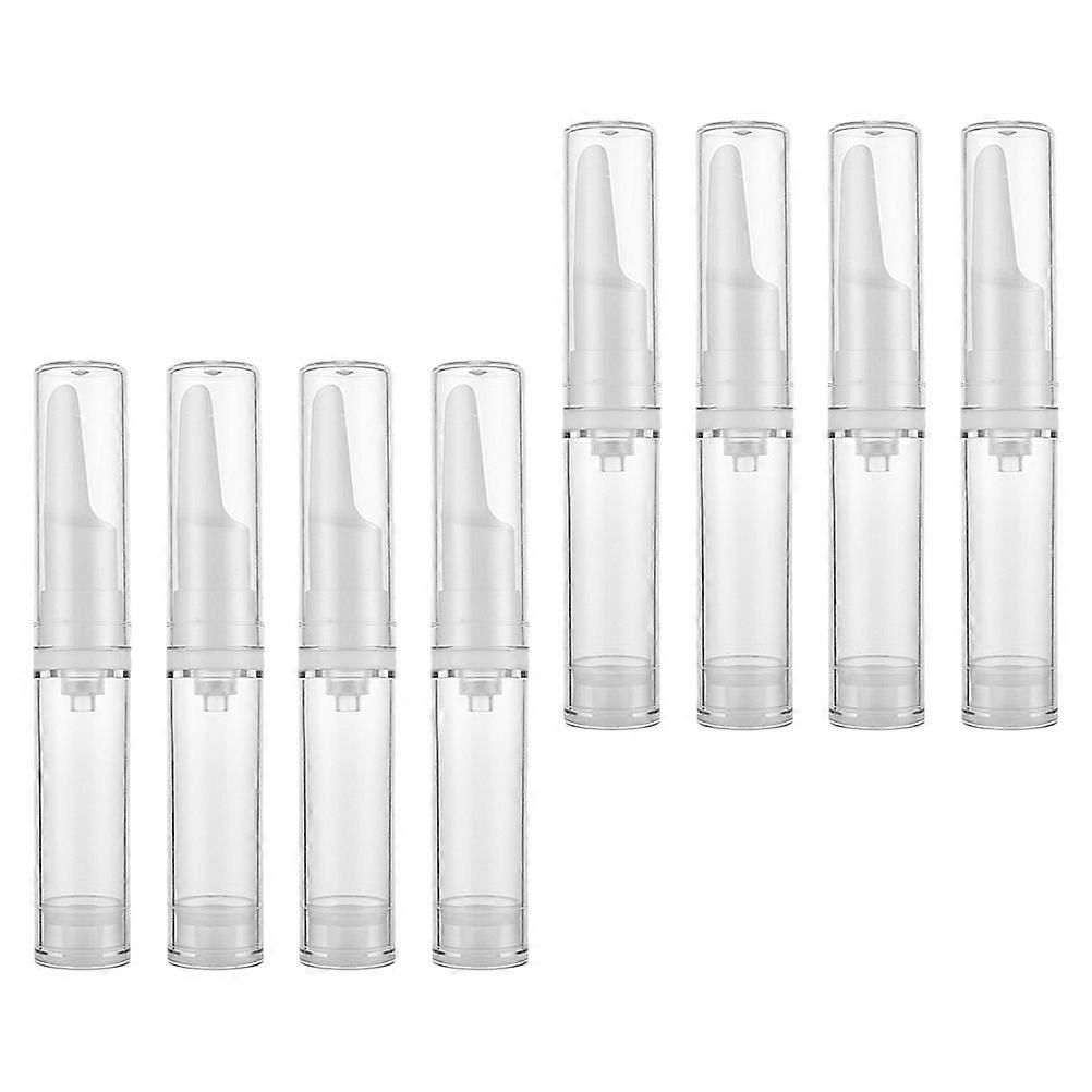 Refillable Airless Pump Bottle 8Pcs Empty Eye Serum Vacuum Bottle Perfectly Suitable For Women Daily Use With Portable Size And Clear Body