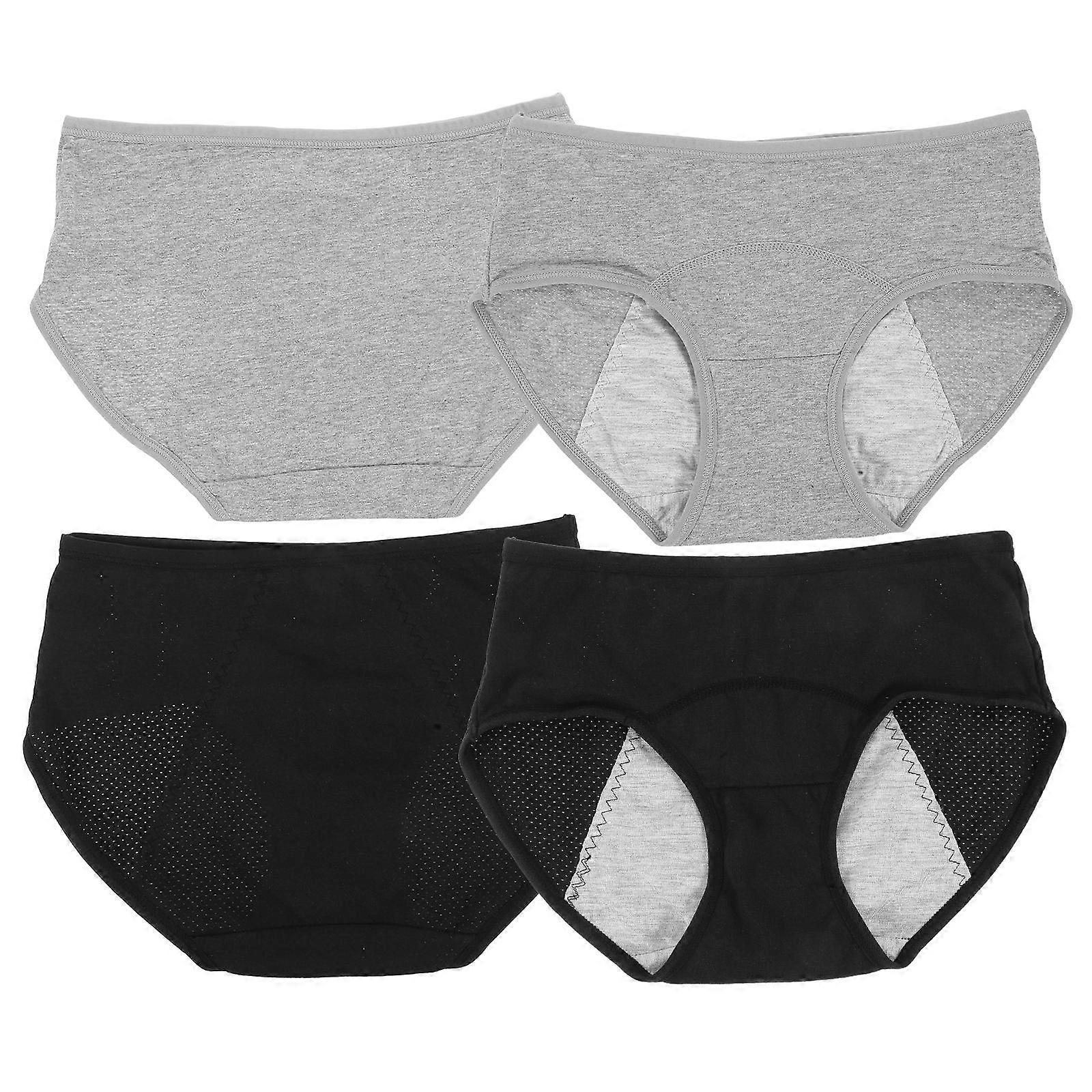 Here's a refined and professional product description based on your input:

 

**4 Pack Leakproof Women's Period Panties – High Waist Cotton