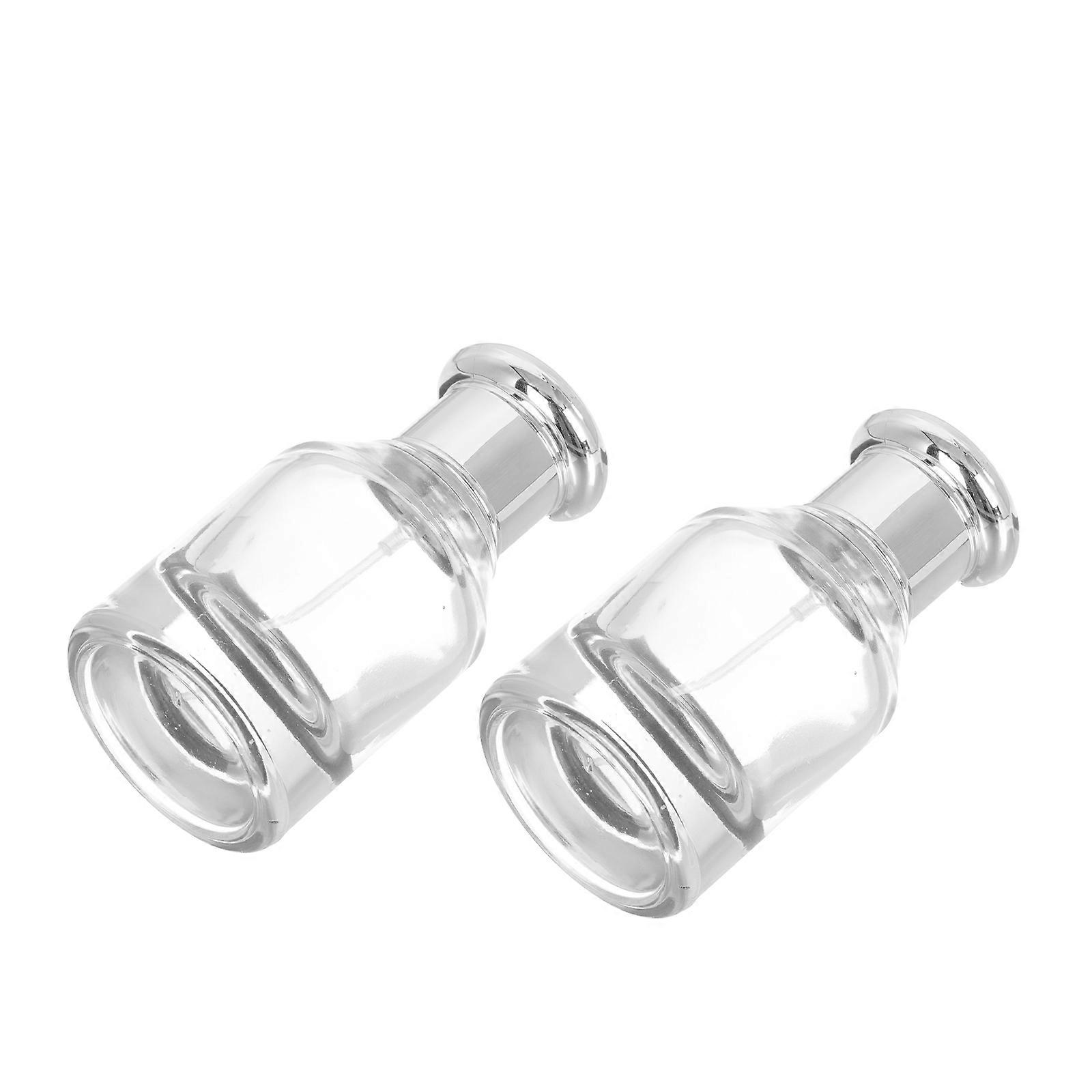 Here's a refined and professional product description based on your input:
 
**2PCS Reliable Thick Glass Perfume Spray Bottles – Leakproof Travel