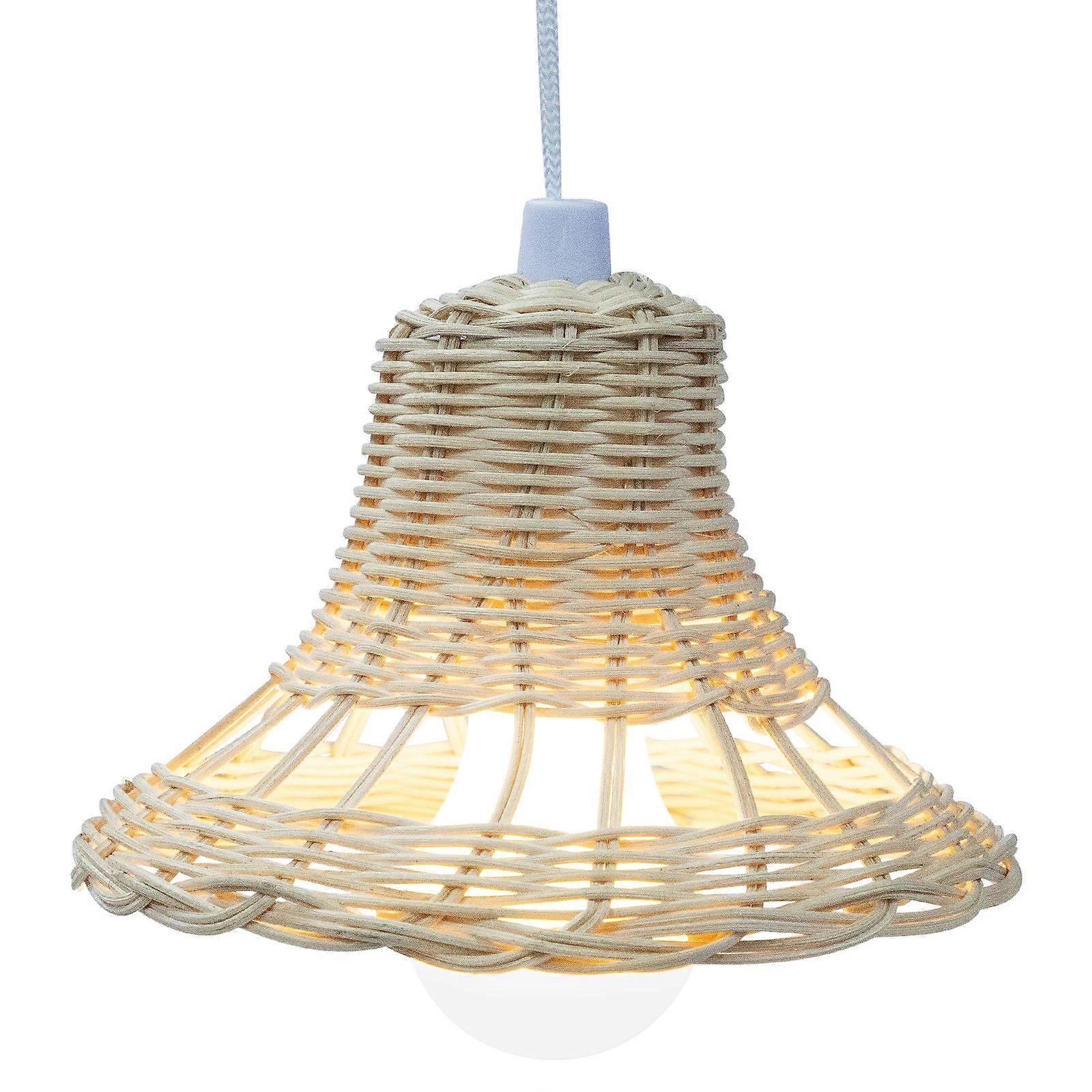 Decorative Woven Pendant Ideal For Dining Room 18X18CM Round Design Simple 1Set