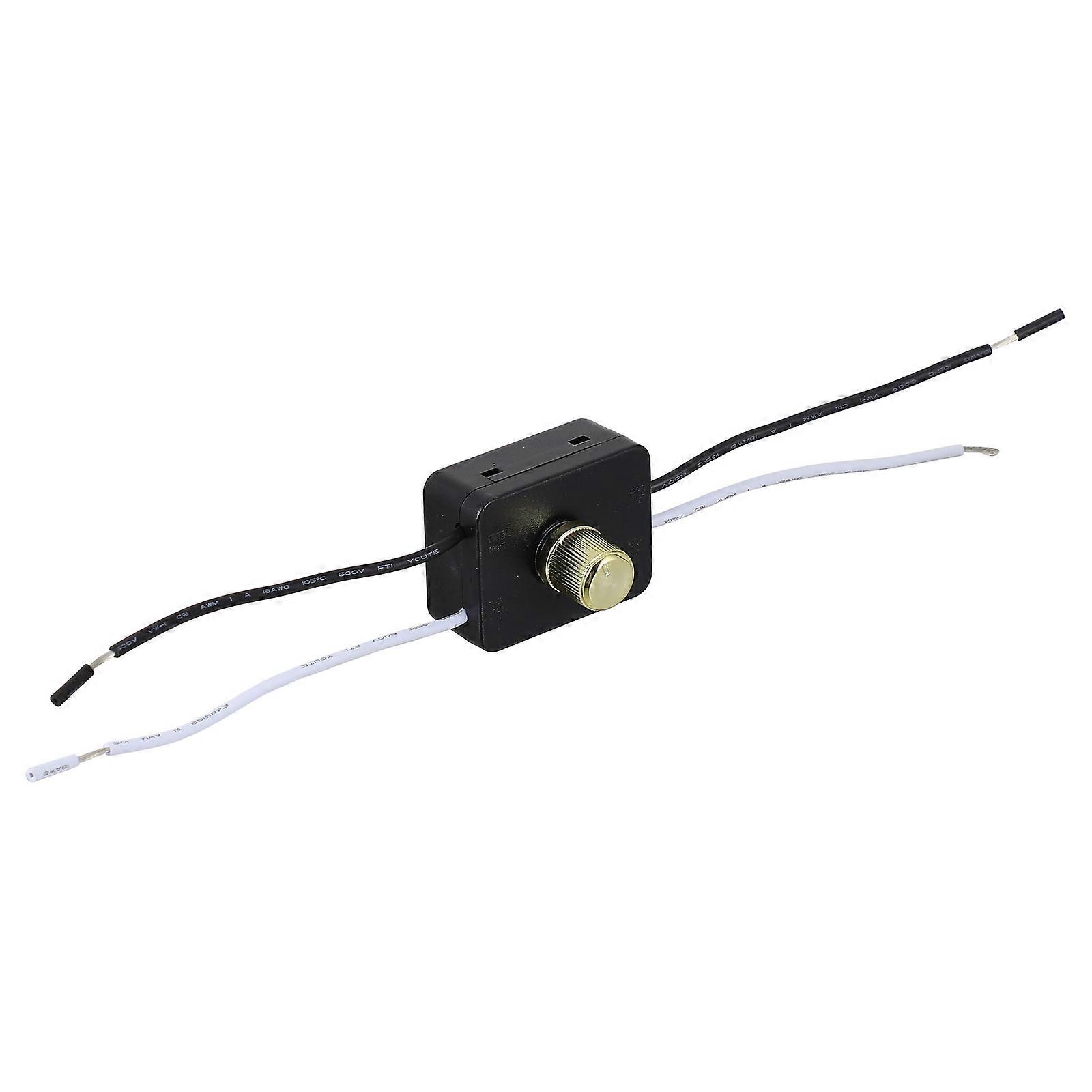 Black Plastic Table Lamp Knob for LED Desk Lamp with Wide Dimming Range and Smooth Surface