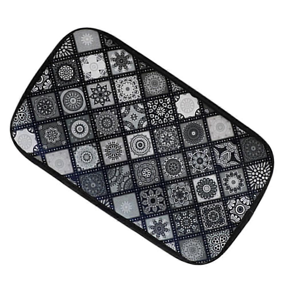 Durable Auto Armrest Pad Cushion 32X19cm Grey Scratch-resistant Support For Drivers 1Pcs