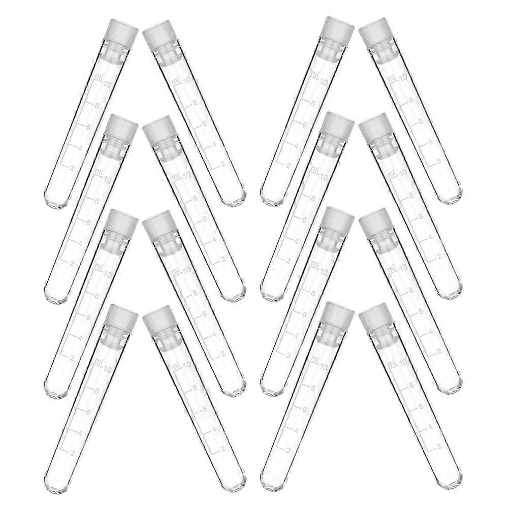 20pcs Freezer Plastic Vials with Caps – Durable Sampling Tubes for Accurate Measurement, Long Term Storage & Versatile Laboratory Applications