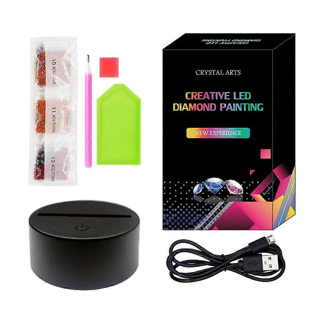 Creative Design USB Lamp For DIY Enthusiasts 19.3X8.8CM Design Offering Warm Light Ambiance 1 Set