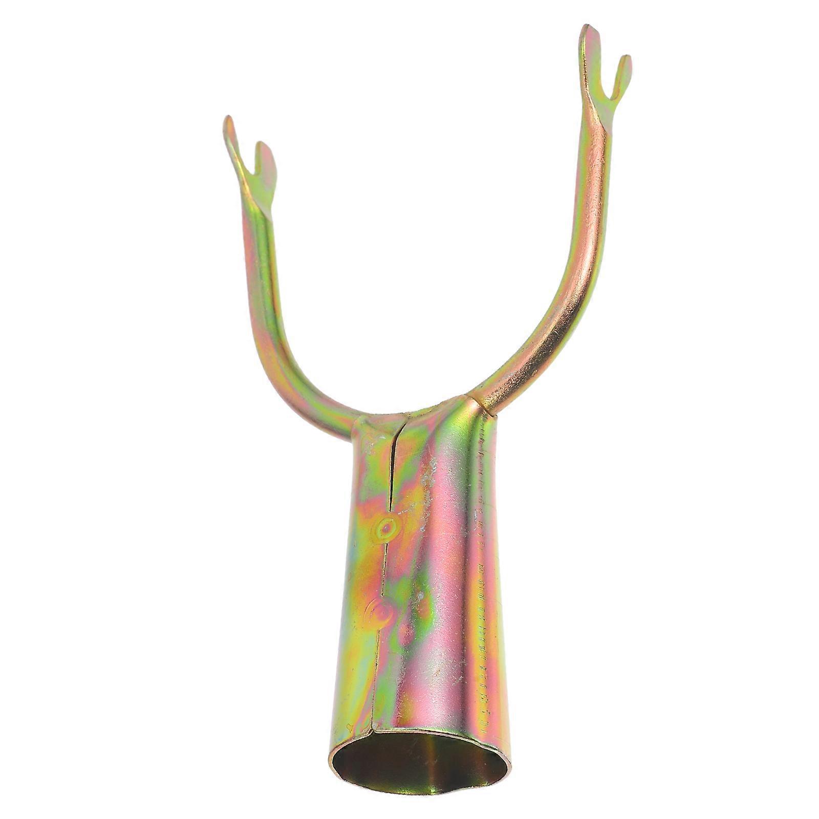 Iron Clothes Drying Pole Head Fork Replacement for Outdoor Use – Strong, Sturdy Design for Convenient Clothes Hanging