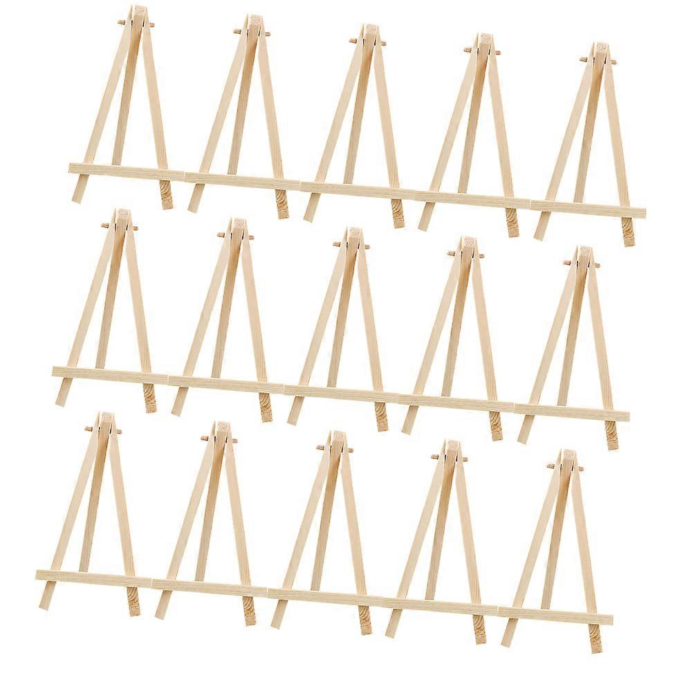 Portable Triangle Easel Stand For Home Display 15Pcs Mini Painting Holder