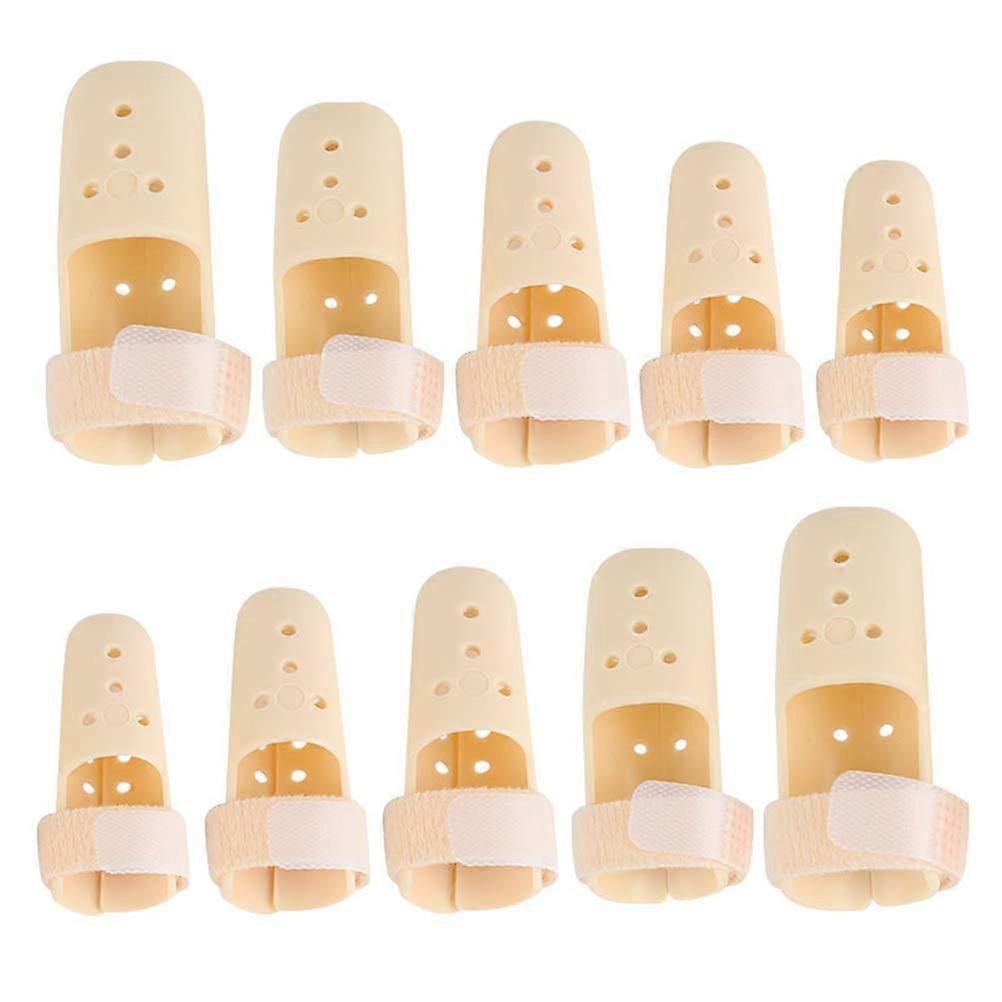 Finger Splint 15x11x4 mm Adjustable Mallet Finger Support 10-Pack Plastic Finger Protection Multiple Sizes