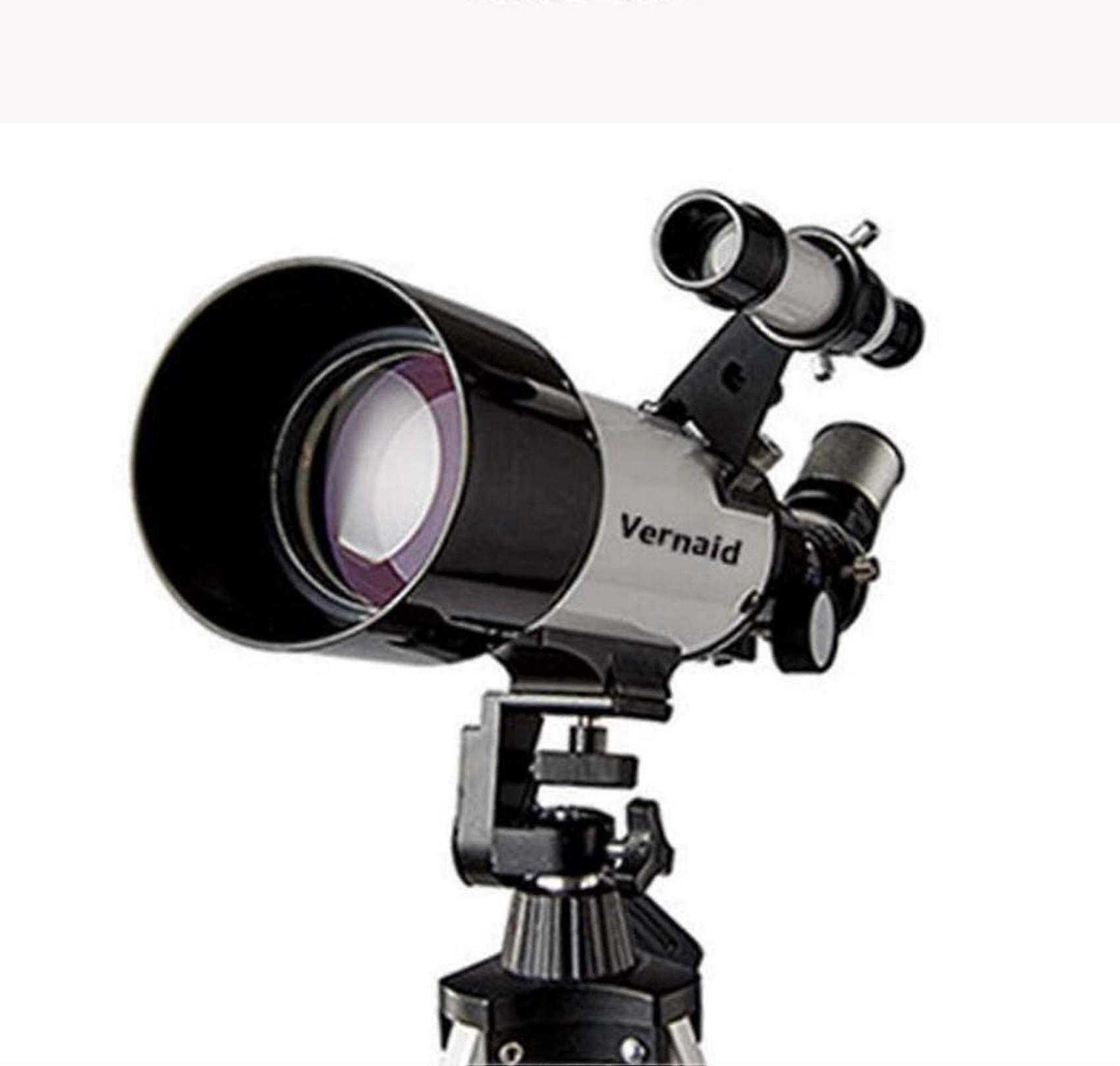 Astronomical telescope, reflecting monocular, 48° erect optical star telescope with tripod for 360° adjustment for stargazing.