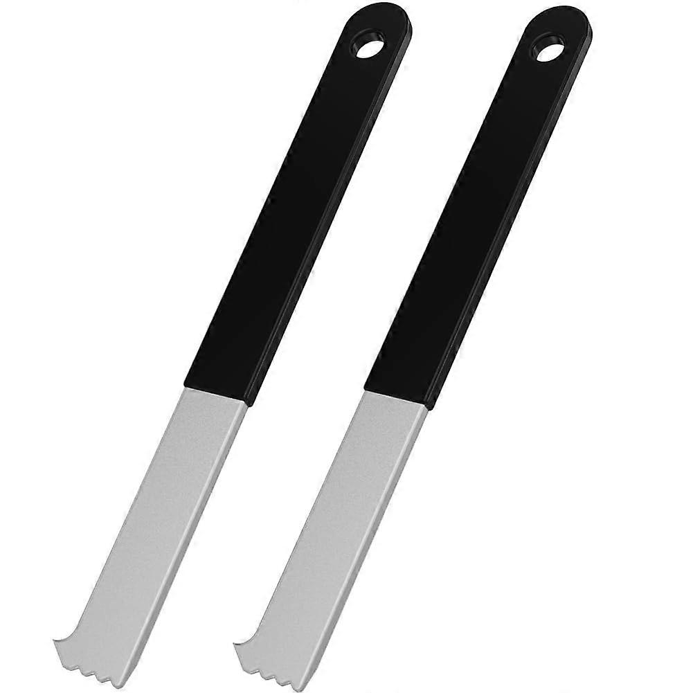 2Part Paver Extractor, Paver Stone Removal Tool with Joint Scraper, Mini Teeth, and Gripping Slots, Paver Extraction Tool for the Garden