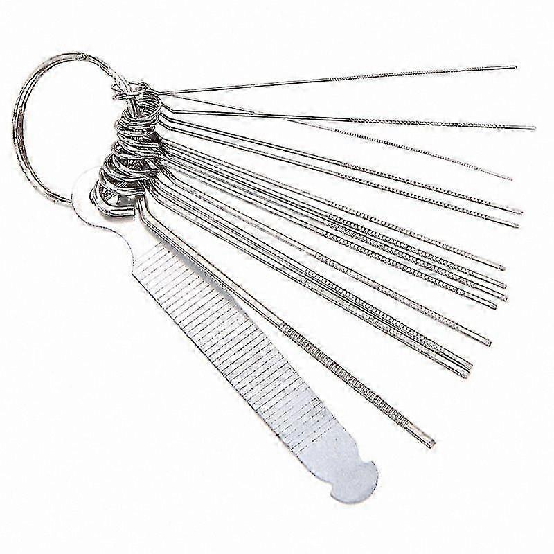 Luthier Tool Kit for Guitar Nut Slotting and Bridge Pin Hole Filing Set with Saw Rods