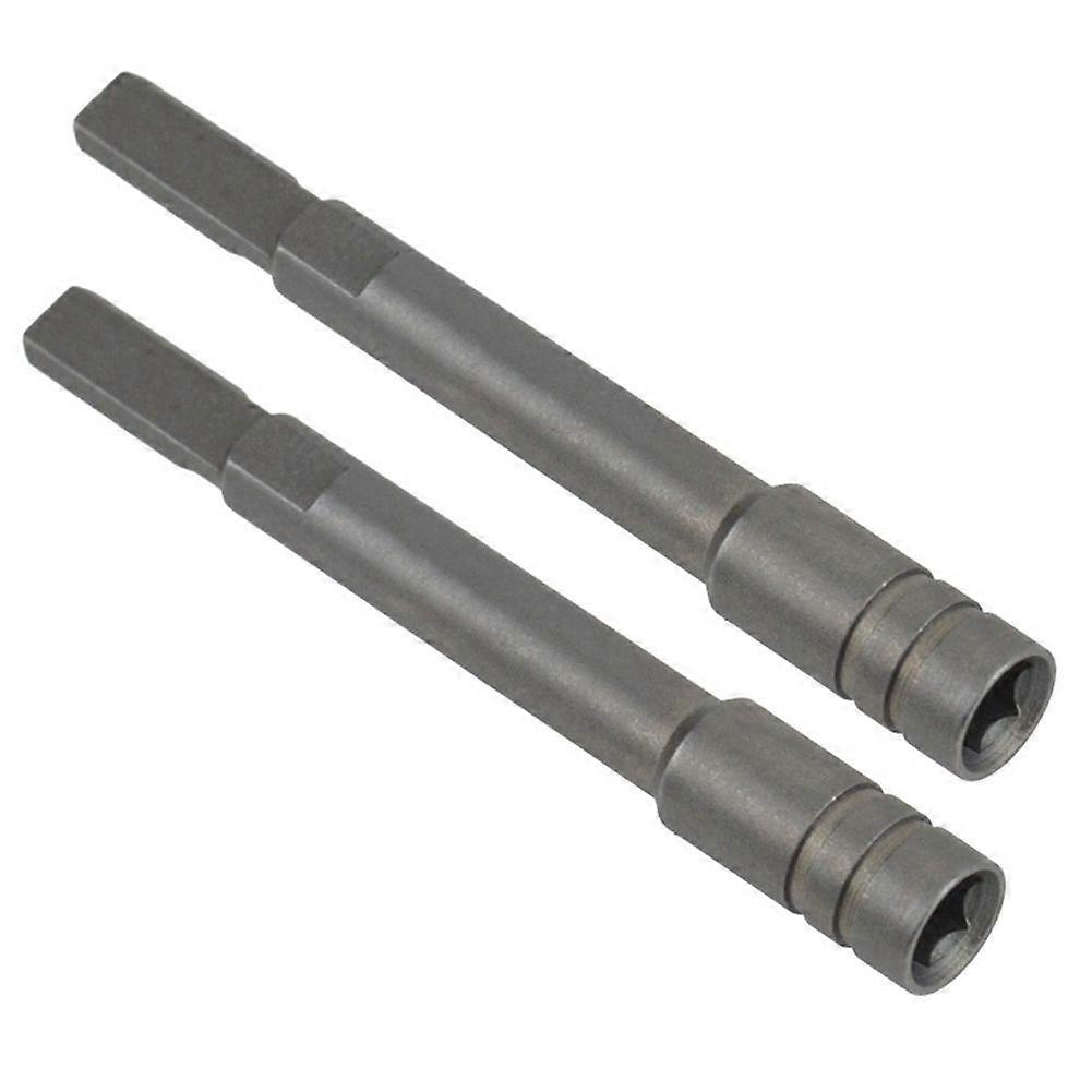 2pack Multitool Bit Driver Extender,1/4 Inch Drill Bit Extension Rod with Flat Handle for Enhanced