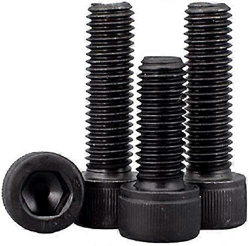 Small Brass Screws Self-Tapping Screw M6x75 Blackened High-Strength Socket Cap Screw Cylinder Head Pan Head