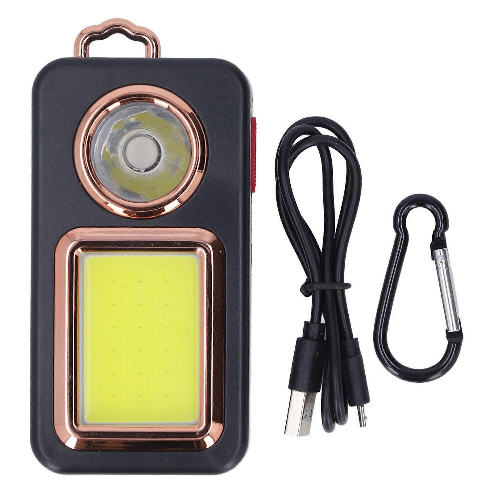 USB Charging COB Work Light Multifunction Gold LED Portable Solar Camping Light Outdoor
