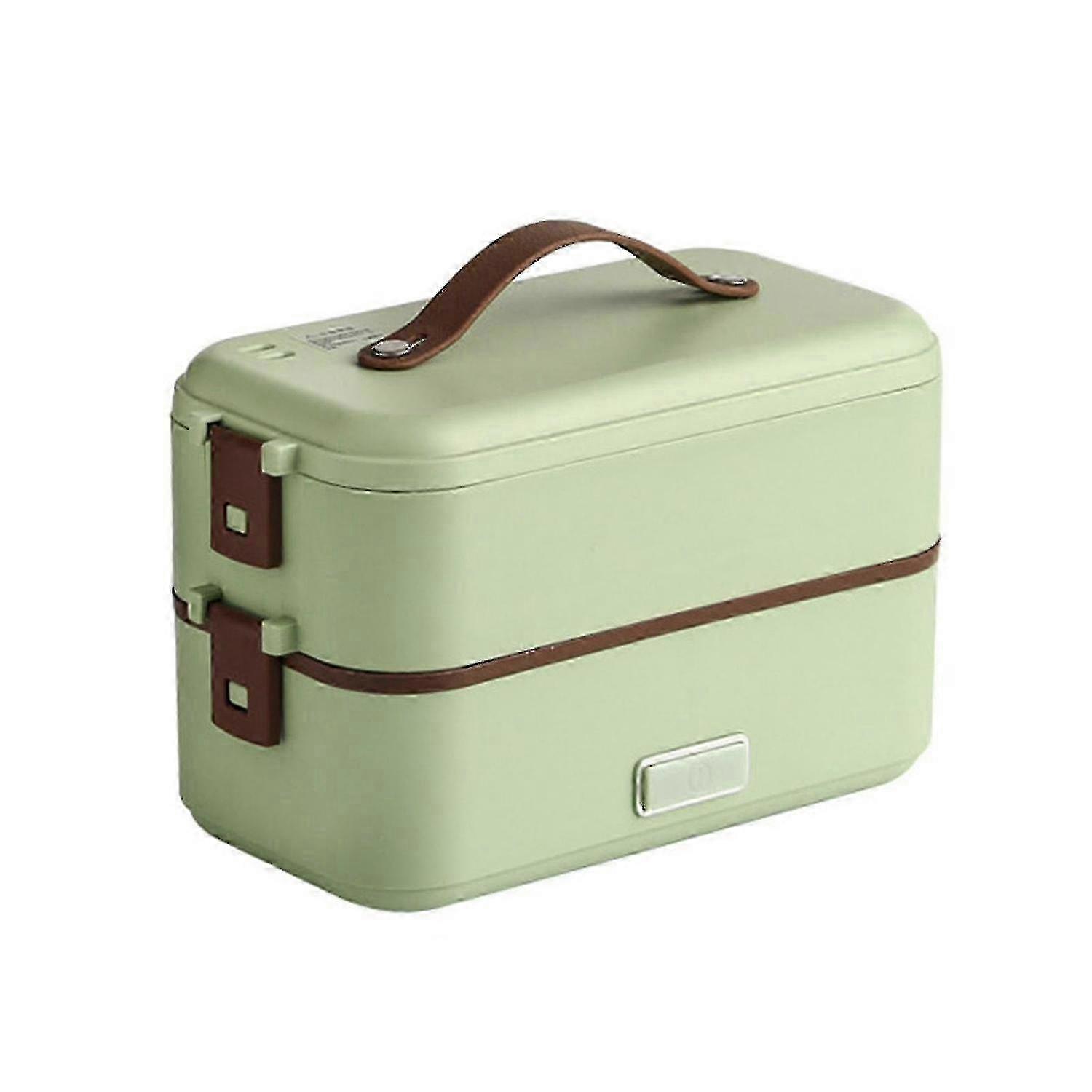 New Electric Self-Cooking Lunch Box with 1/2-Layer Heating for Portable Meals