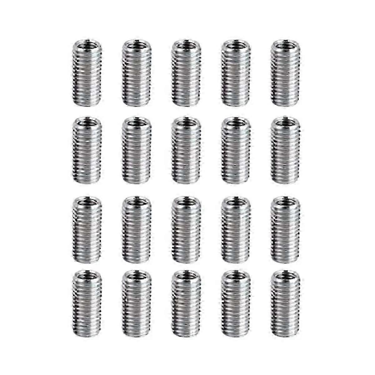 Thread Reducing Nuts - M8 to M6 Thread Conversion Nuts & Screw Sleeves - 20 Pack (Edition 0725)