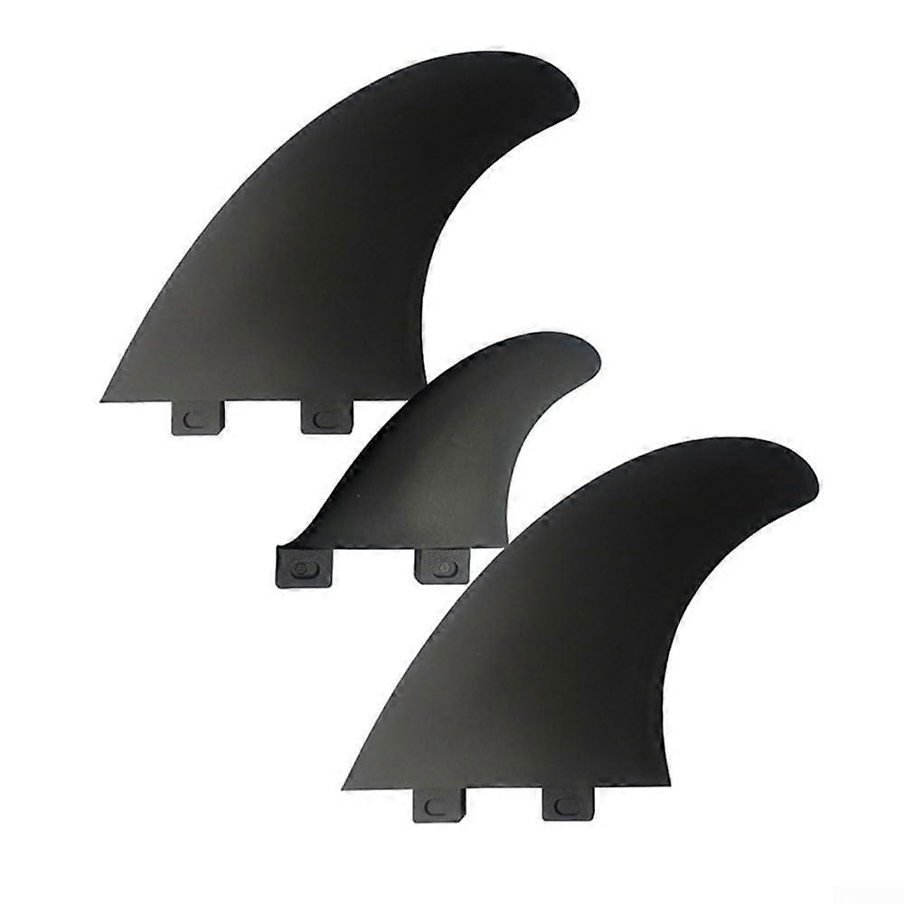 Surfboard Fins Set 3PCS Fiberglass Core ABS for FCS1 and For FCS2 (FCS1 generation)